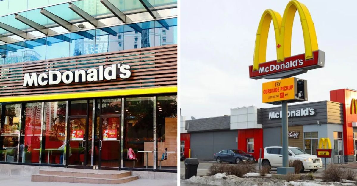 McDonald's Menu Canada Price