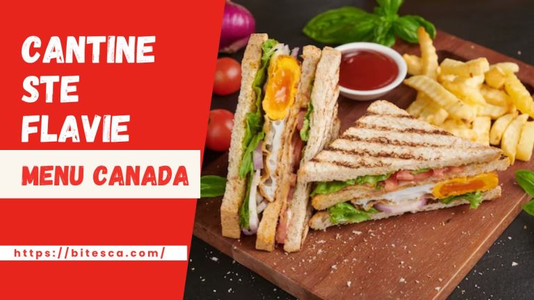Cantine Ste Flavie Menu Prices Canada (Updated 2024)