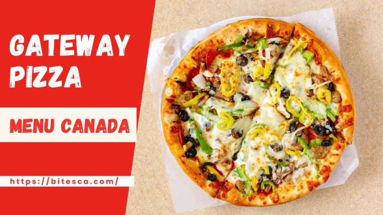 Gateway Pizza Menu Prices Canada (Updated 2024)