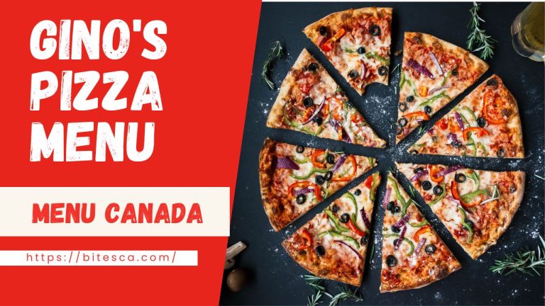 Gino’s Pizza Menu Prices Canada (Updated 2024)