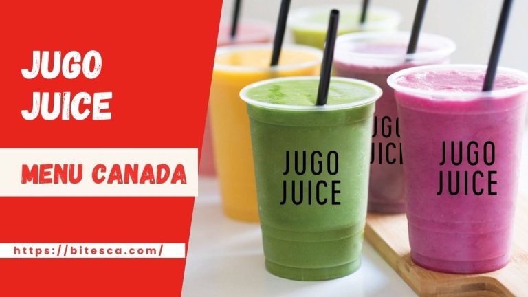 Jugo Juice Menu With Prices Canada (Updated 2024)