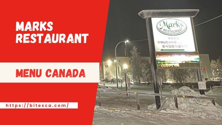 Marks Restaurant Menu Prices Canada (Updated 2024)