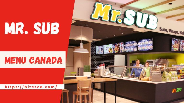 Mr Sub Menu Prices Canada (Updated 2024)