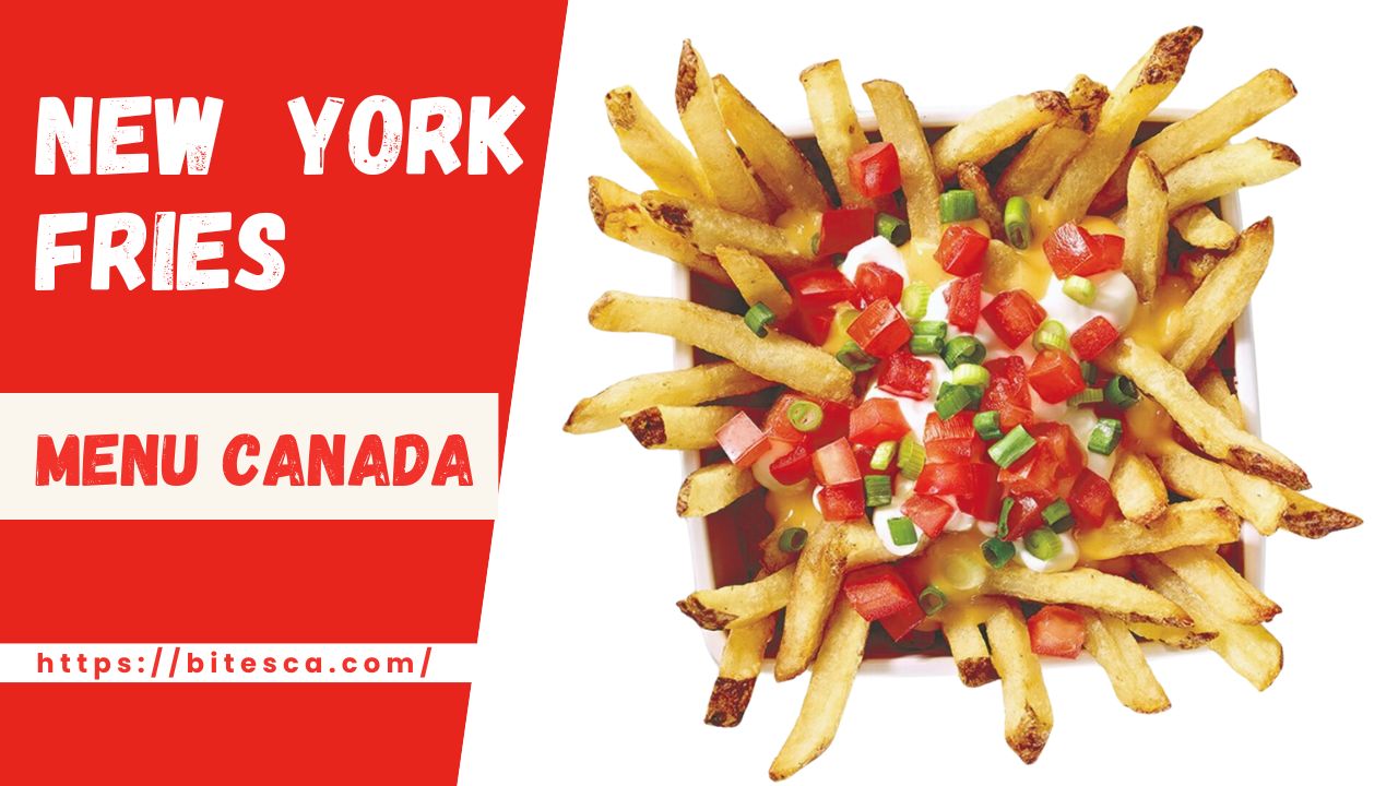New York Fries Menu