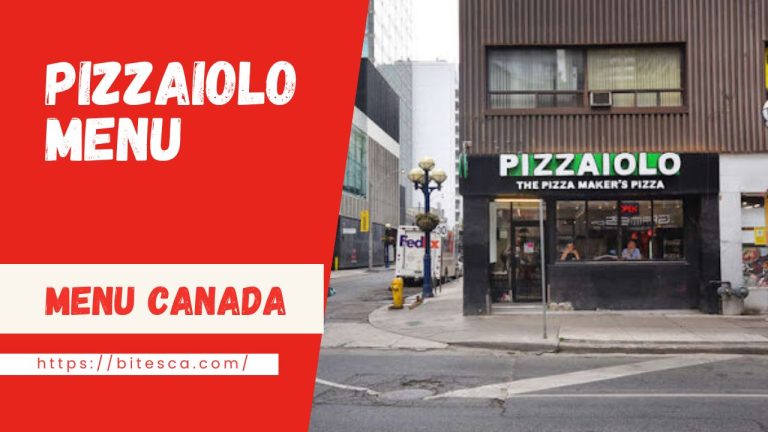 Pizzaiolo Menu Prices Canada (Updated 2024)