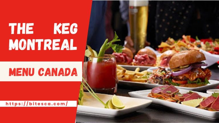 The Keg Montreal Menu Prices Canada (Updated 2024)