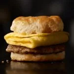Mcdonalds Sausage biscuit with Egg Meal Price