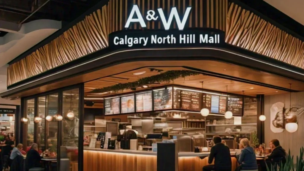 A and W Calgary North Hill Mall Restaurant Canada