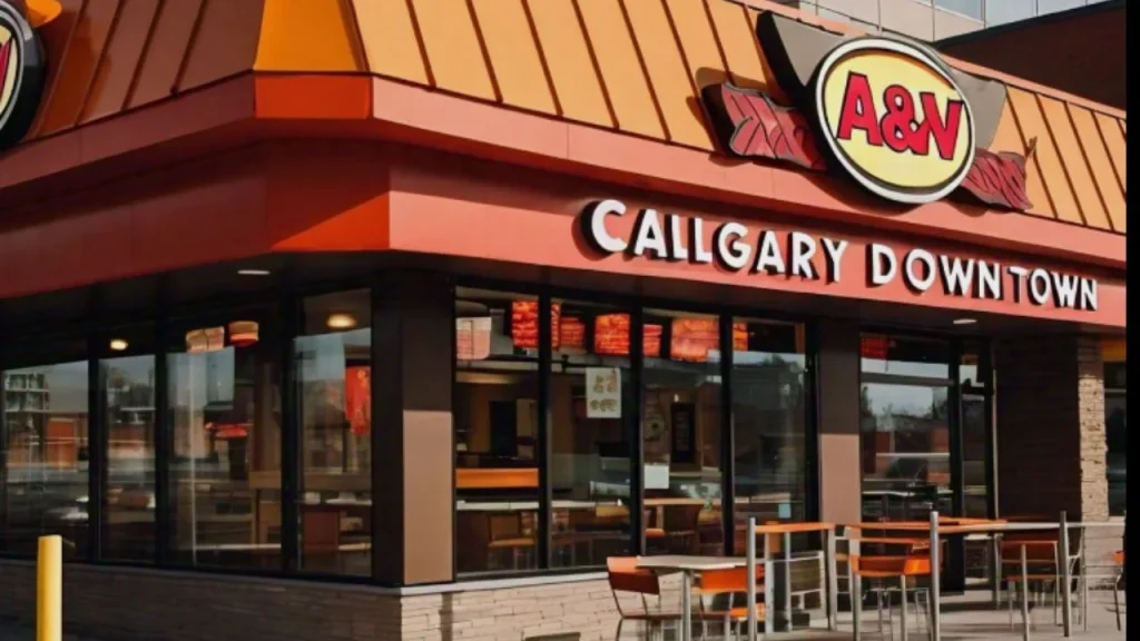 A&W Calgary Downtown Restaurant in Canada
