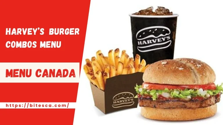 Harvey’s Burger Combos Menu Prices Nutrition | Updated June 2024