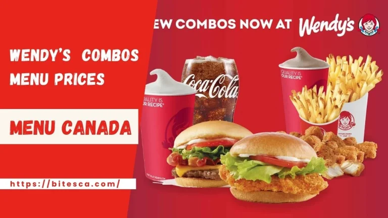 Wendy’s Combos Menu With Prices Canada Nutrition (May 2024)
